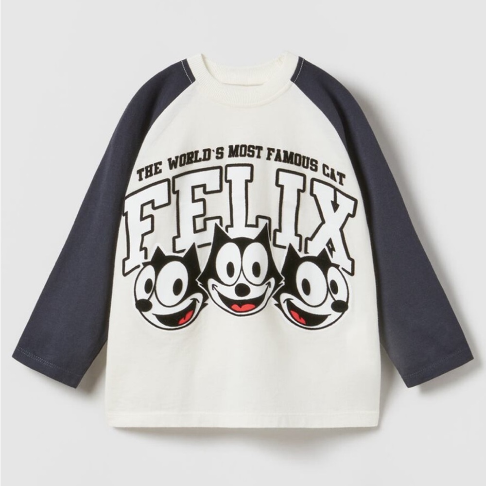 Zara Felix the Cat shirt
New with tags
Size 2-3 years